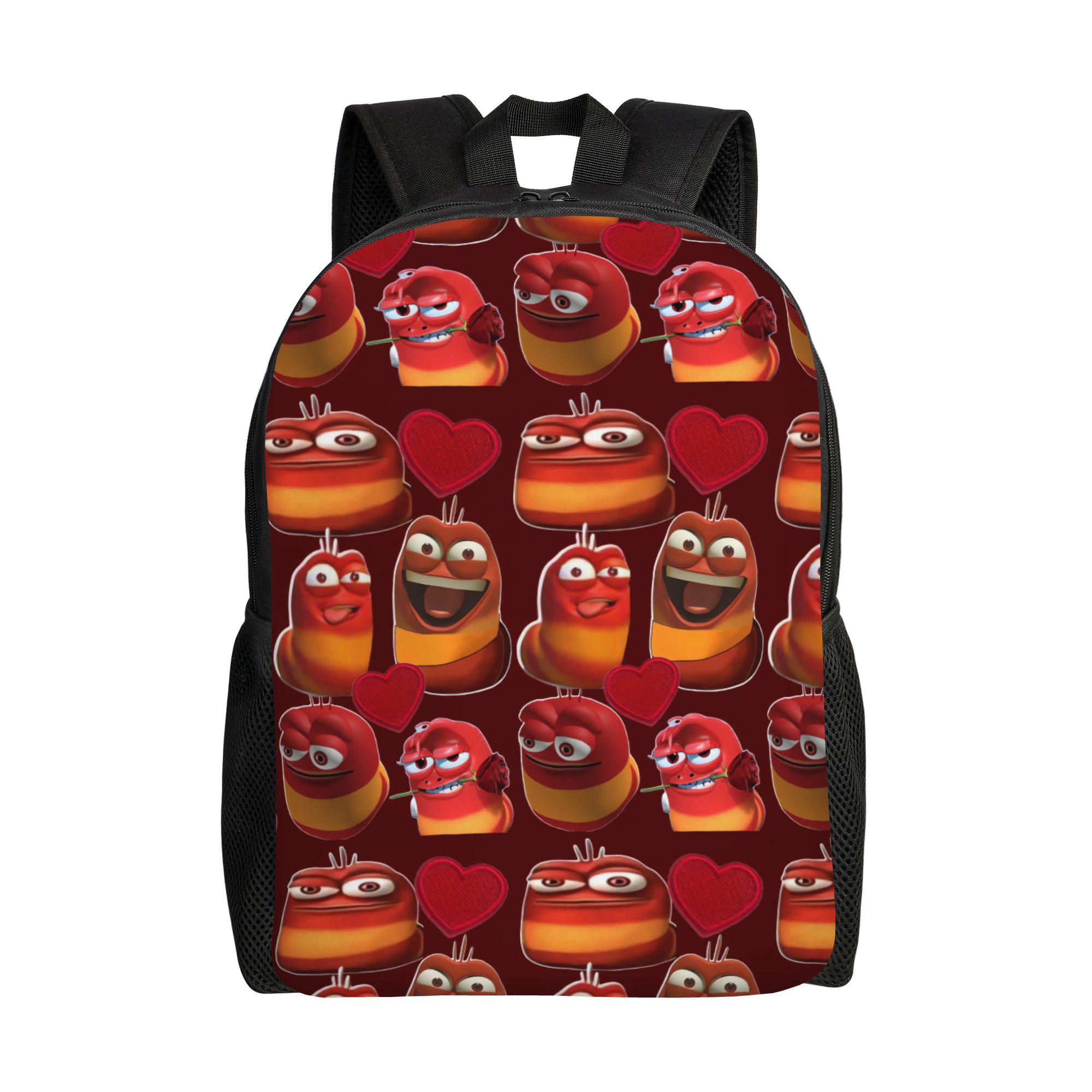 School Backpack Teen - Larva Yellow Larva Red Backpack Tas