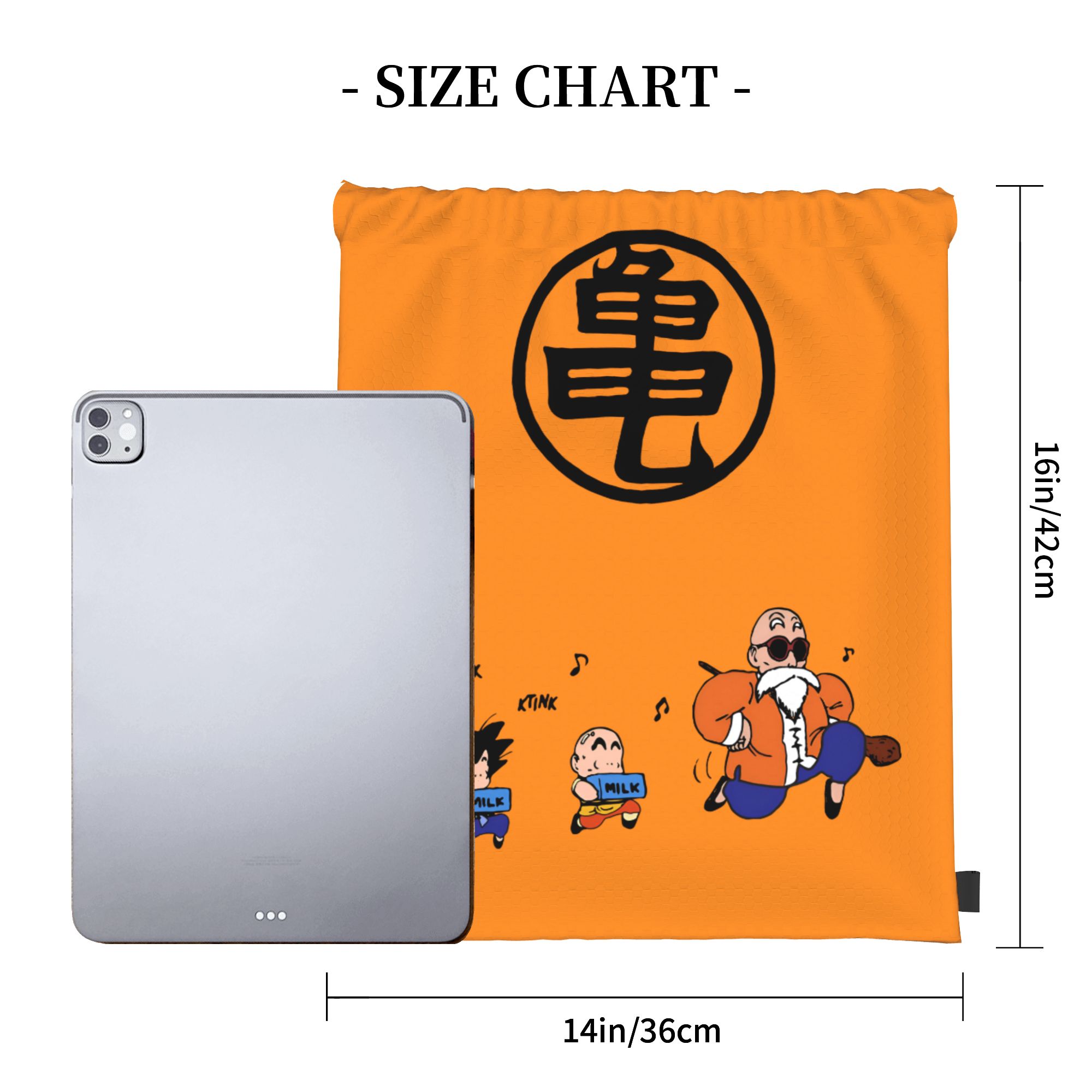 D-Dragon B-Ball Masters Roshis - Drawstring Gym Bag ulasan dan harga