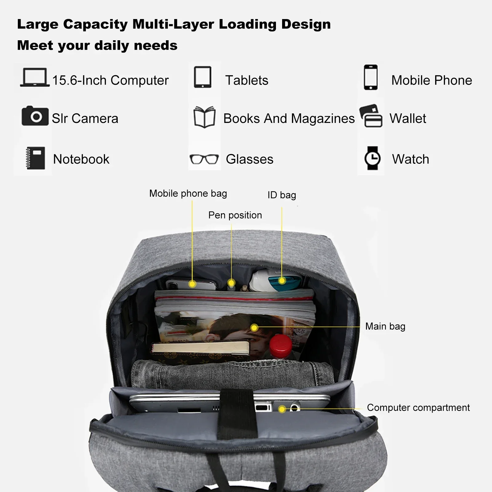 Ransel Laptop untuk Tas Laptop - Fashion Backpack Women ulasan dan harga