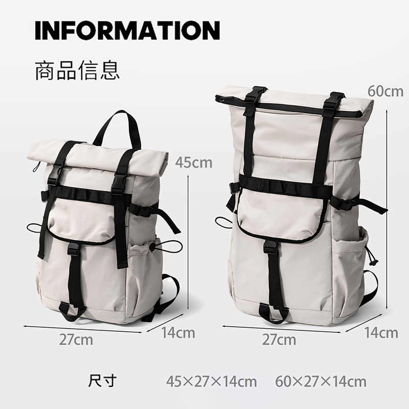 Tas ransel pria baru model rol - Hiking Backpack Waterproof ulasan dan harga