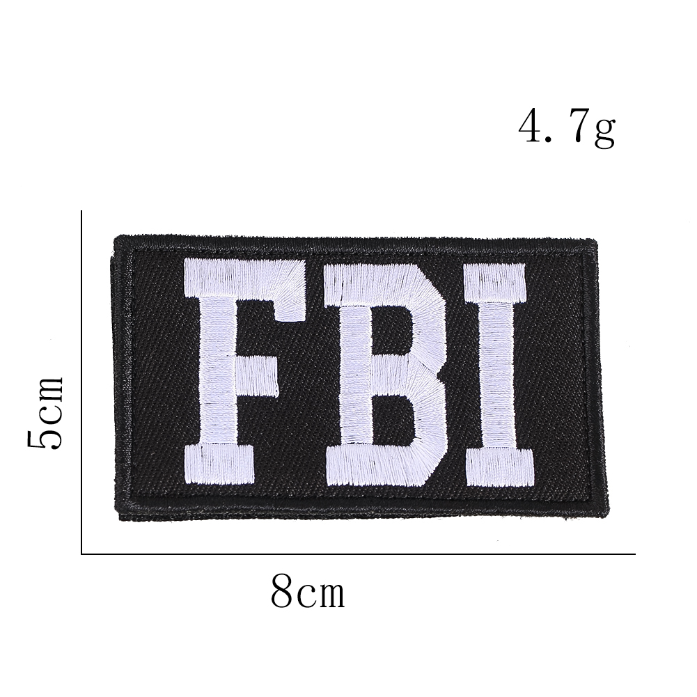 2pcs Emblem FBI Patch Lucu Cos - Urban Backpack Tactical ulasan dan harga