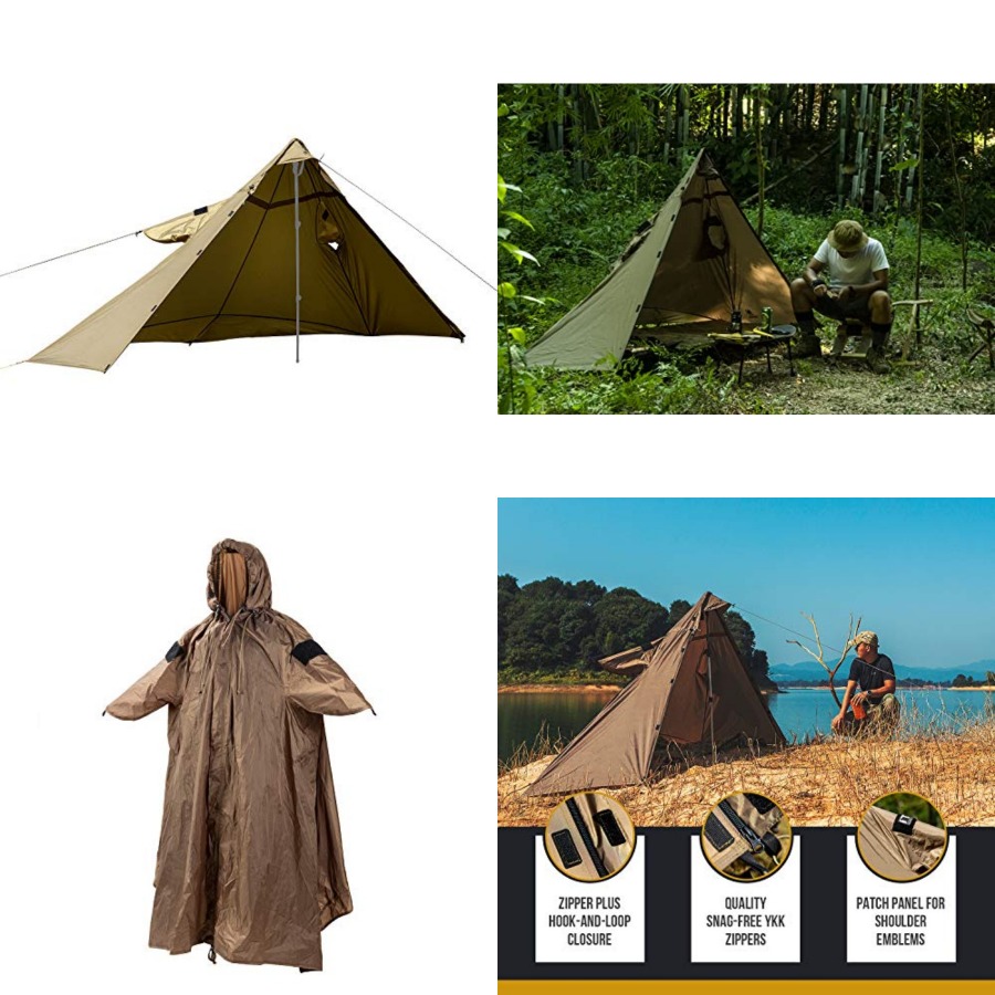 TENTSFORMER Ponco Berkerudung  - Rain Cover Backpack ulasan dan harga