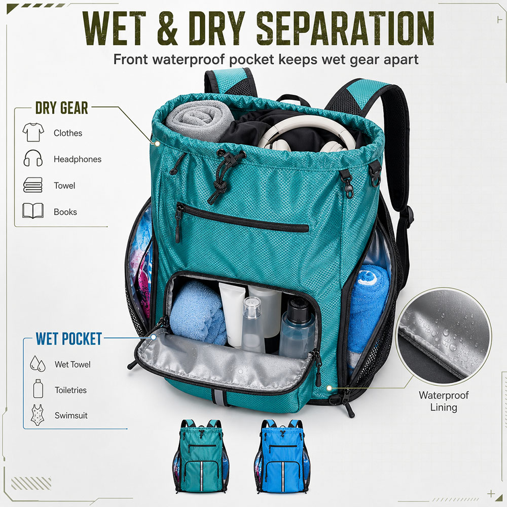 Tas Ransel Serut Kapasitas Bes - Drawstring Gym Bag ulasan dan harga